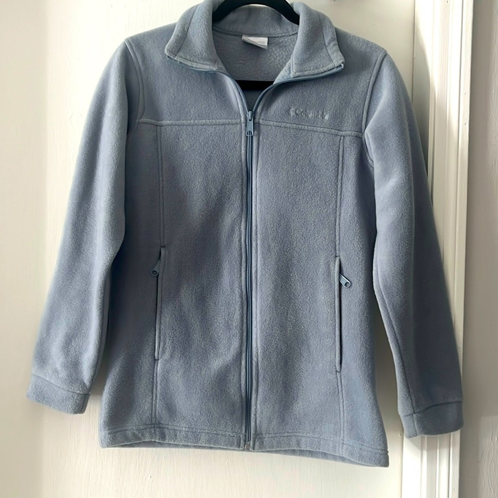 Columbia Jacket blue Fleece Full Zip Outdoors Comfort Youth